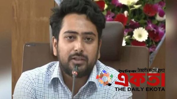 অন্তরবর্তী সরকারের ডাক, টেলিযোগাযোগ ও তথ্যপ্রযুক্তি উপদেষ্টা মো. নাহিদ ইসলাম।