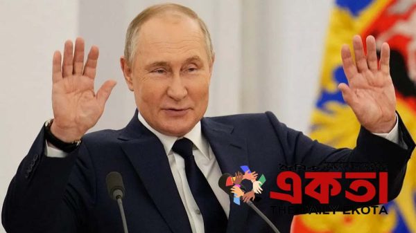 রাশিয়ার প্রেসিডেন্ট ভ্লাদিমির পুতিন।
