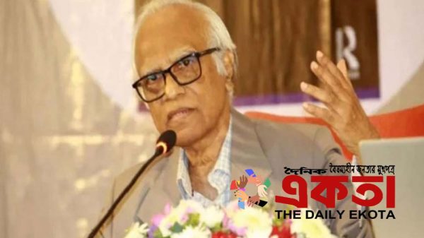শিক্ষা ও পরিকল্পনা উপদেষ্টা অধ্যাপক ড. ওয়াহিদউদ্দিন মাহমুদ।