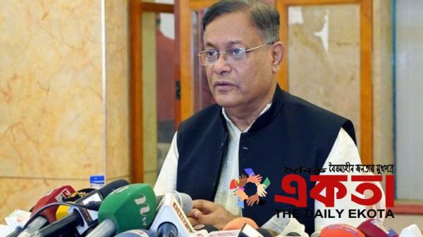আওয়ামী লীগের সাবেক পররাষ্ট্র মন্ত্রী হাছান মাহমুদ।