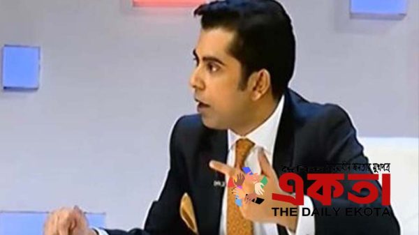 বাংলাদেশ জাতীয় পার্টির চেয়ারম্যান ব্যারিস্টার আন্দালিব রহমান পার্থ।