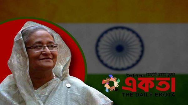 বাংলাদেশের ক্ষমতাচ্যুত প্রধানমন্ত্রী শেখ হাসিনা।