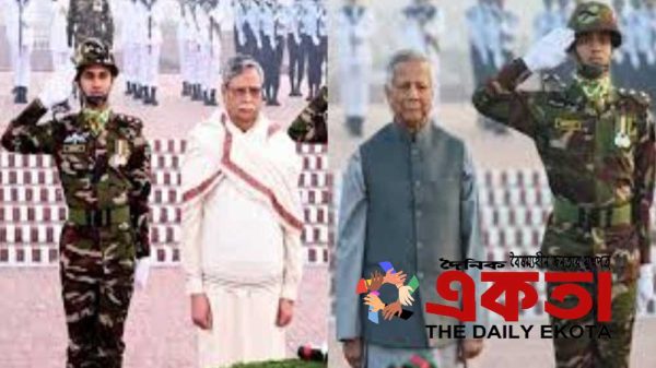 কেন্দ্রীয় শহীদ মিনারে ভাষা শহীদদের বিনম্র শ্রদ্ধা জানিয়েছেন রাষ্ট্রপতি মোঃ সাহাবুদ্দিন ও অন্তর্বর্তী সরকারের প্রধান উপদেষ্টা ড. মুহাম্মদ ইউনূস।
