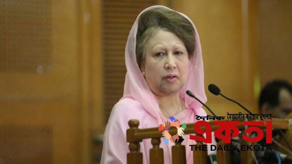 বাংলাদেশের সাবেক প্রধানমন্ত্রী ও বিএনপি’র চেয়ারপারসন খালেদা জিয়া।