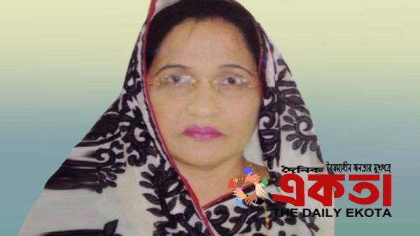 মহিলা আওয়ামী লীগের সাবেক সভাপতি ও সংরক্ষিত মহিলা আসনের সাবেক এমপি আহমেদ নাজমীন সুলতানা।